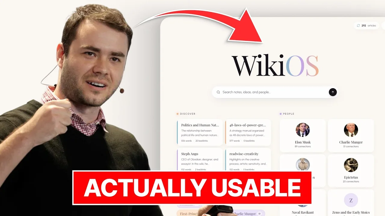 I Made Karpathy's LLM Wiki Actually Usable (YouTube video)